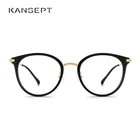 Женская оправа для очков kansep, модная оправа для большого лица, популярные круглые оптические очки, Высококачественная оправа для очков для женщин, #90017