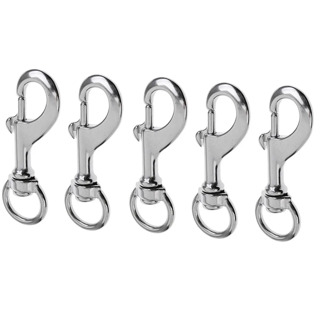 Set 5 Swivel Snap Hooks Pet Leash Clip Scuba Diving BCD Gear Holder Accessories | Спорт и развлечения