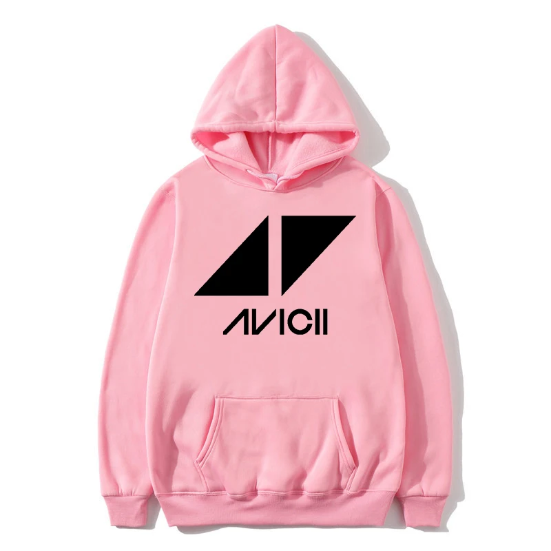 Толстовка DJ avicii модная однотонная толстовка с капюшоном принтом Мужская/Женская