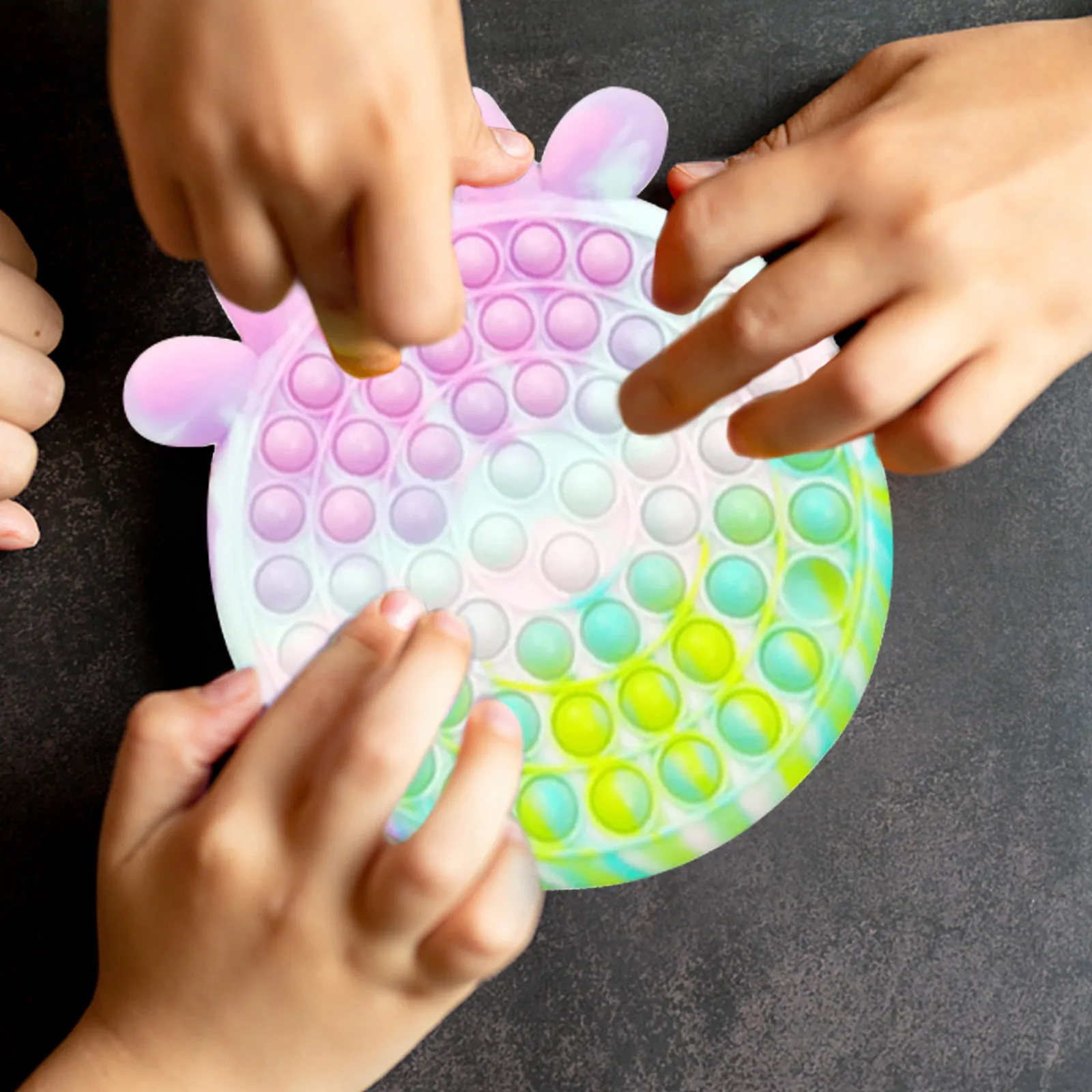 

Silicone Cute Cartoon Bag Push Bubble Bag Fidget Toys Shoulder Bag simple dimple squishy Reliver Stress For Children's Adult
