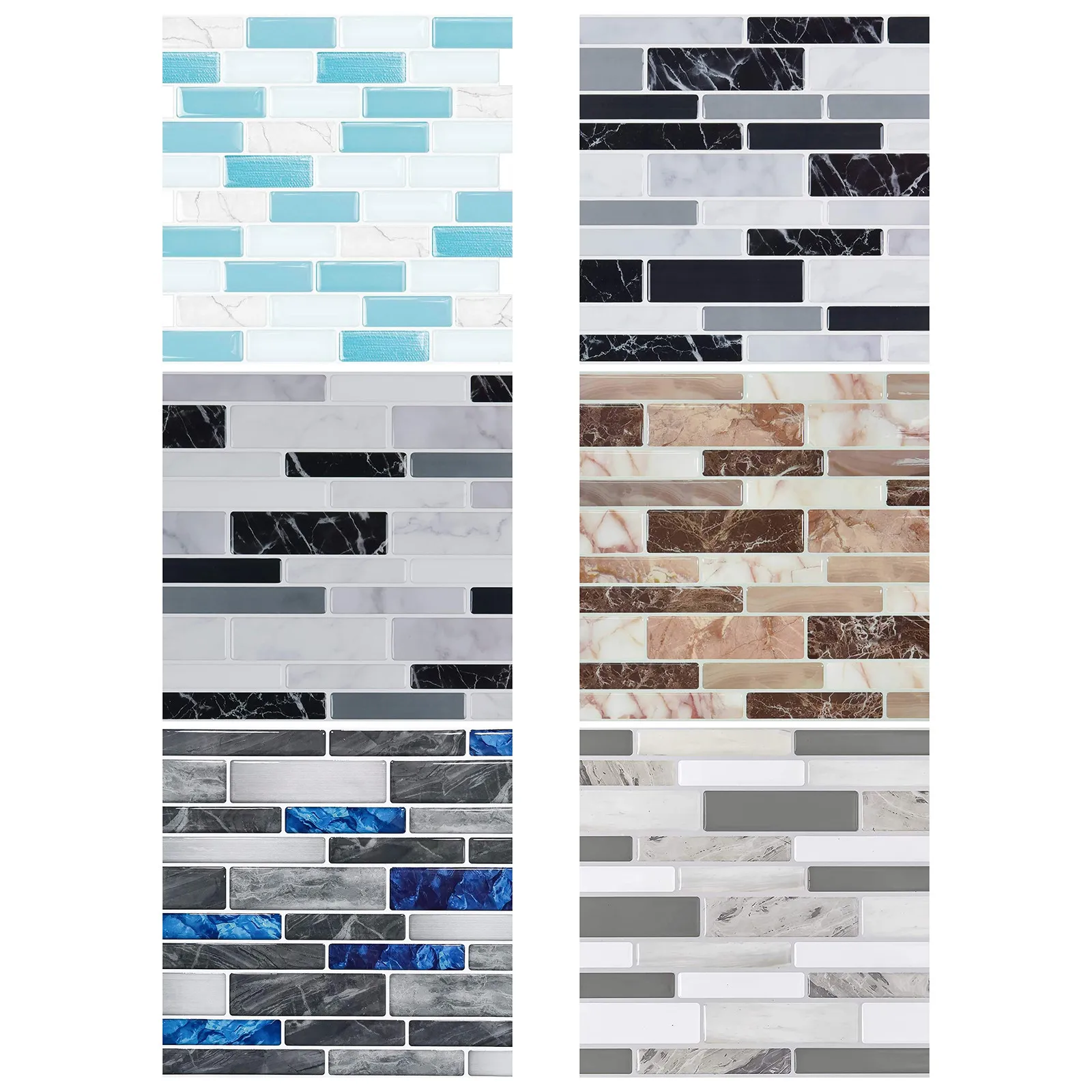 10 шт./компл. самоклеящиеся плитки 3d печатные наклейки кухня ванная комната