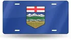 Флаг Альберты, металлический номерной знак, бирки для трассы, 6X12 дюймов