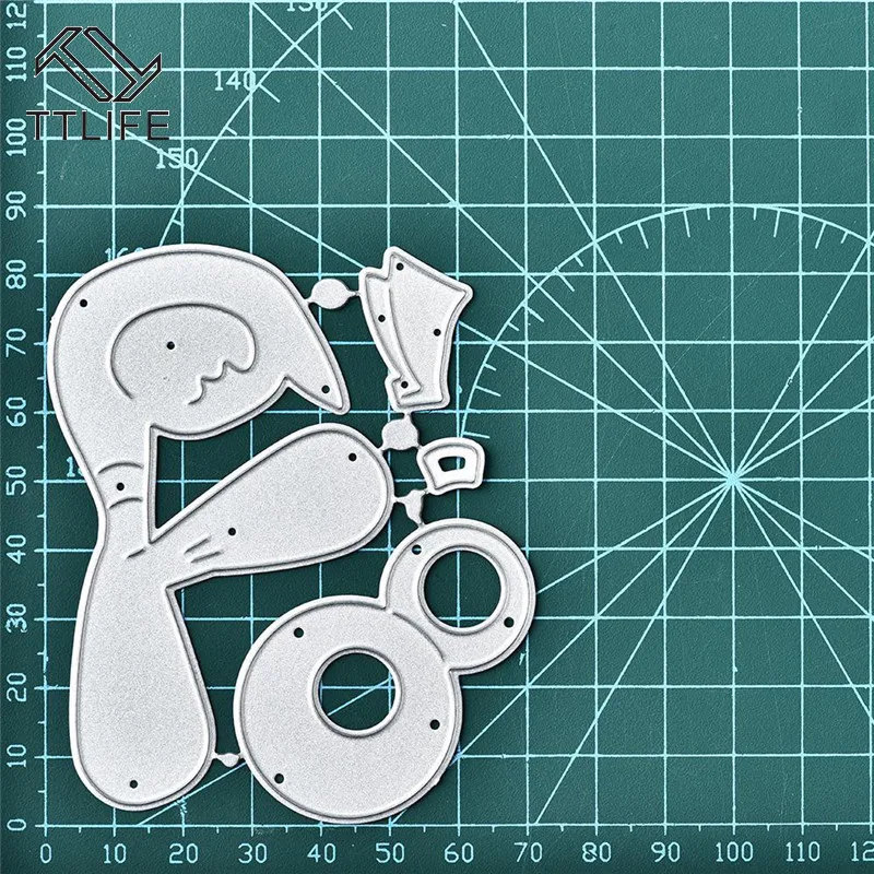 TTLIFE Вырубные штампы для скрапбукинга и открыток трафарет тиснения вырубной