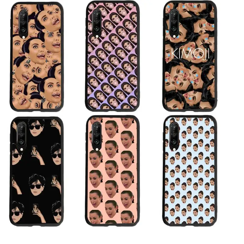 

Kim-Kardashian-Kimoji Phone Case for Huawei honor 7A 8X 8s 9 9X 10 10i 20 30 Play lite pro s Fundas cover
