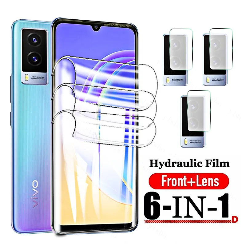 Hydrogel Film for Vivo V21e 21e V21 5G Soft Protection Film Camera Lens Y21 Y31 Y51 Y72 Y70 Y52 V20 Pro Protector Camera Glass