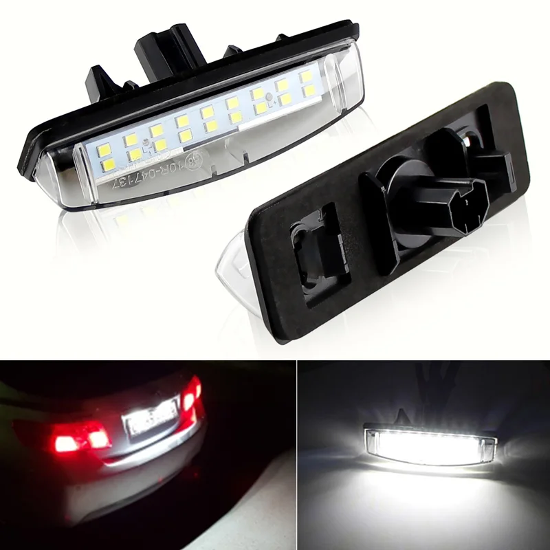 Светодиодные фонари для номерного знака CanBus Toyota Camry/Aurion Avensis Verso Echo Prius LEXUS Is200 / Is300