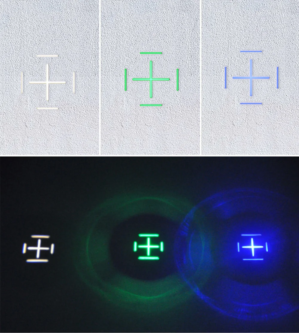 Laser positioner Sewing Machine Positioning Lamp Cross Tianzi Round Point Type Green Blue White Light Support | Инструменты