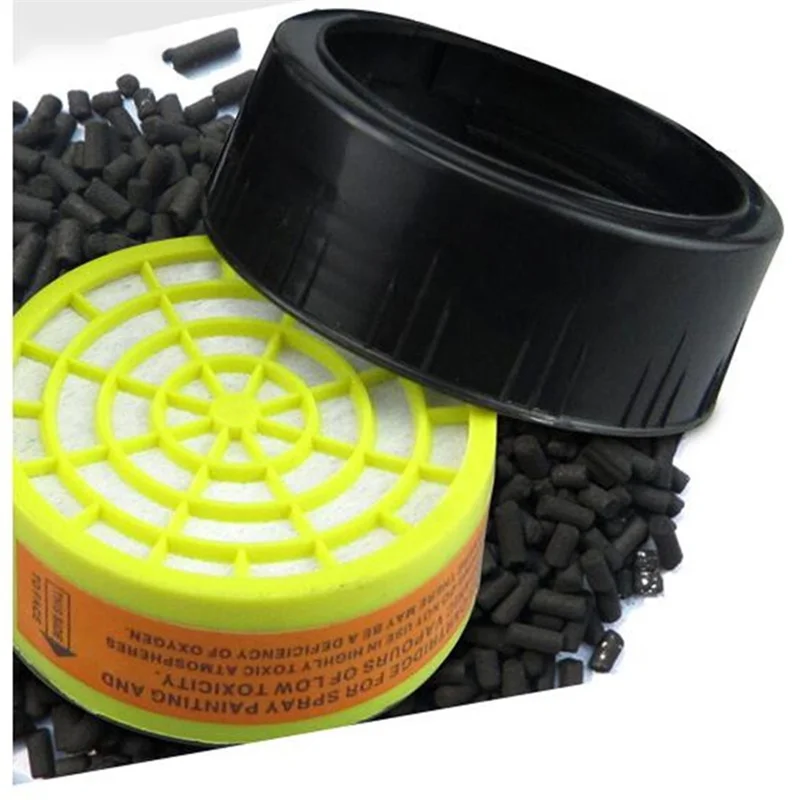 Угольный фильтр двойная противогаз Анти Пыль краска респиратор строительная