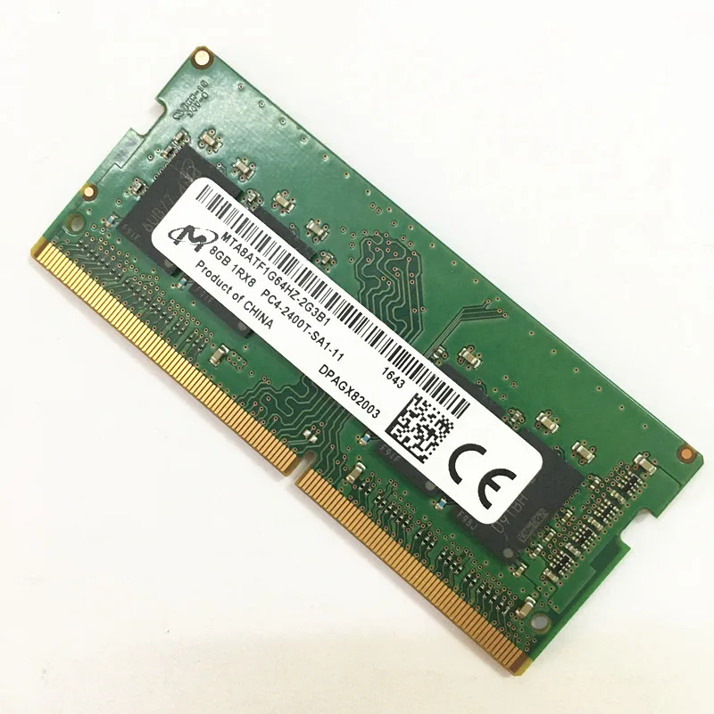 micron ddr4 ram 8gb 1rx8 pc4 2400t sa1sab ddr4 8gb laptop memory used in good conditon free global shipping