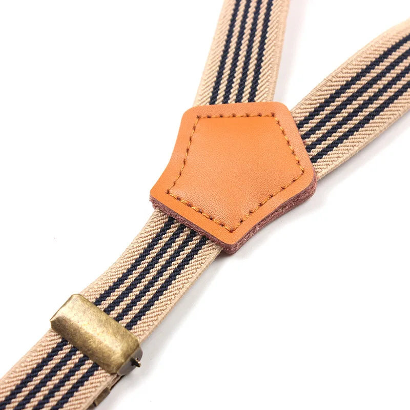 Подтяжки в полоску для мужчин и женщин модные эластичные подтяжки унисекс с 3