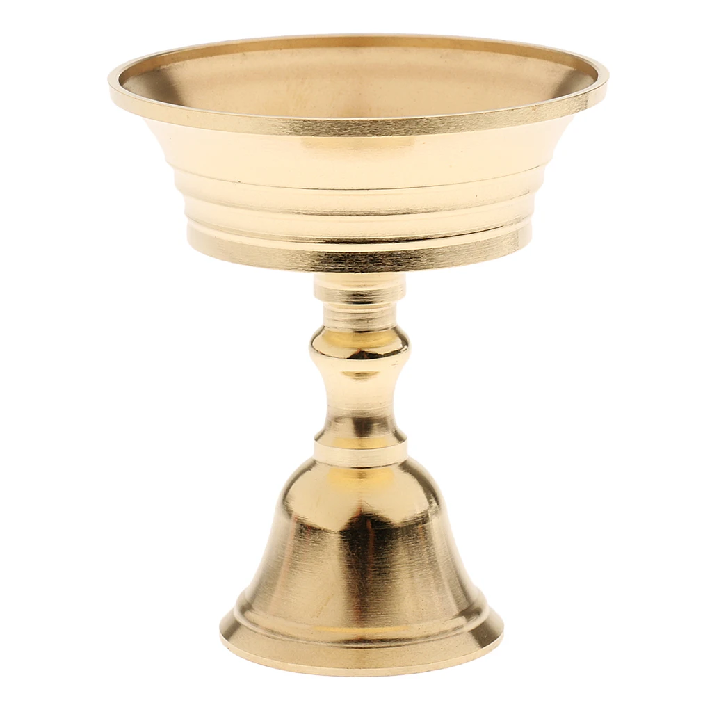 Медная свеча Ghee держатель лампы тибетское масло латунная масляная лампа