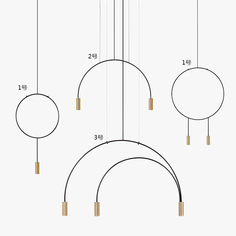 Современная светодиодная Вертикальная подвесная Декорация | Освещение