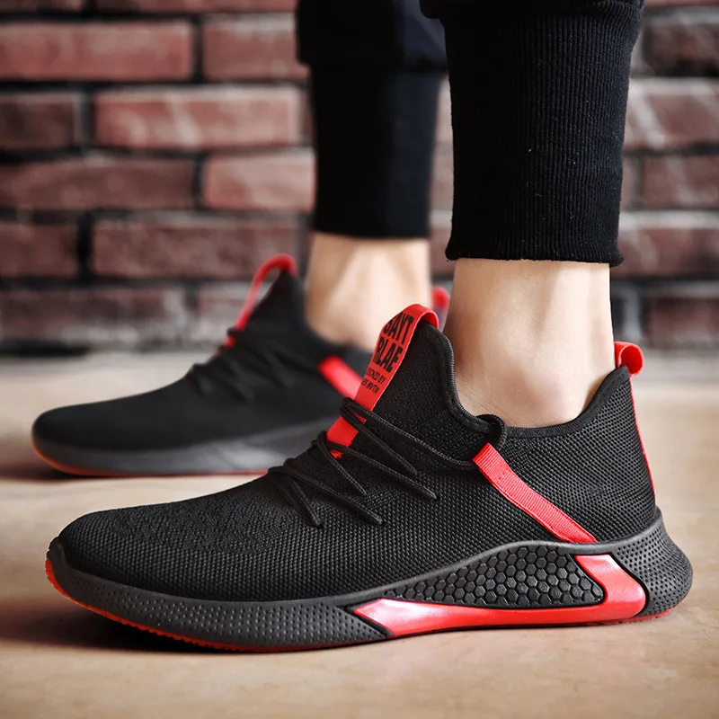 Мужские модные повседневные туфли Новинка весна-осень дышащие мужские