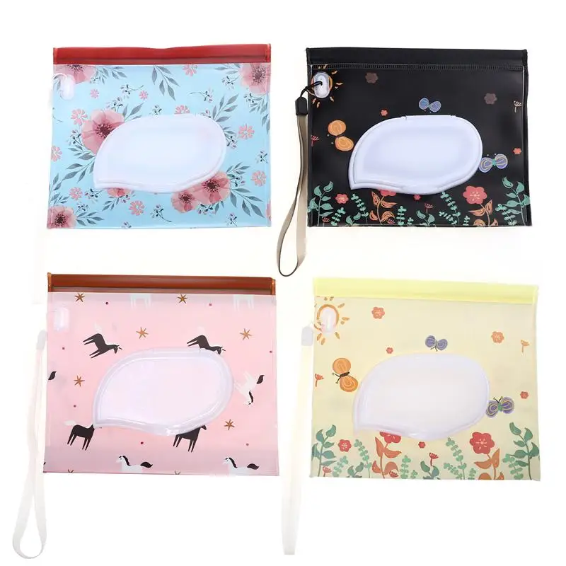 

4 шт., многоразовые влажные салфетки для путешествий