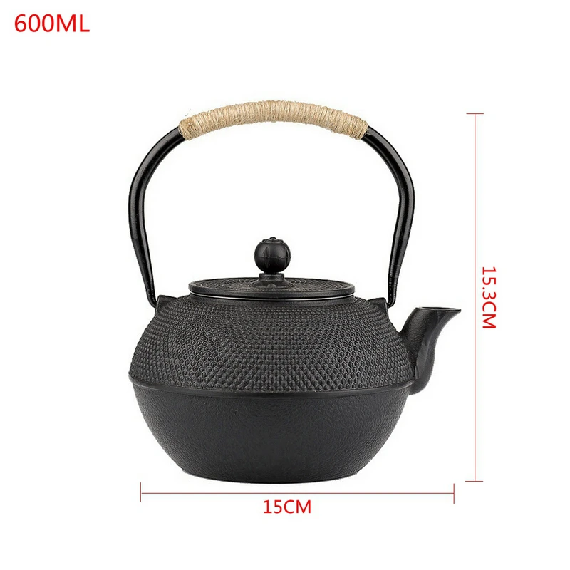 Чугунный чайник 600/800/1200 мл чайный горшок кунг-фу винтажный Oolong японский с