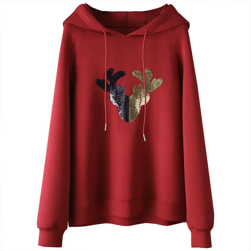 Women Hoodies Sweatshirt Tracksuit Spring And Autumn Casual