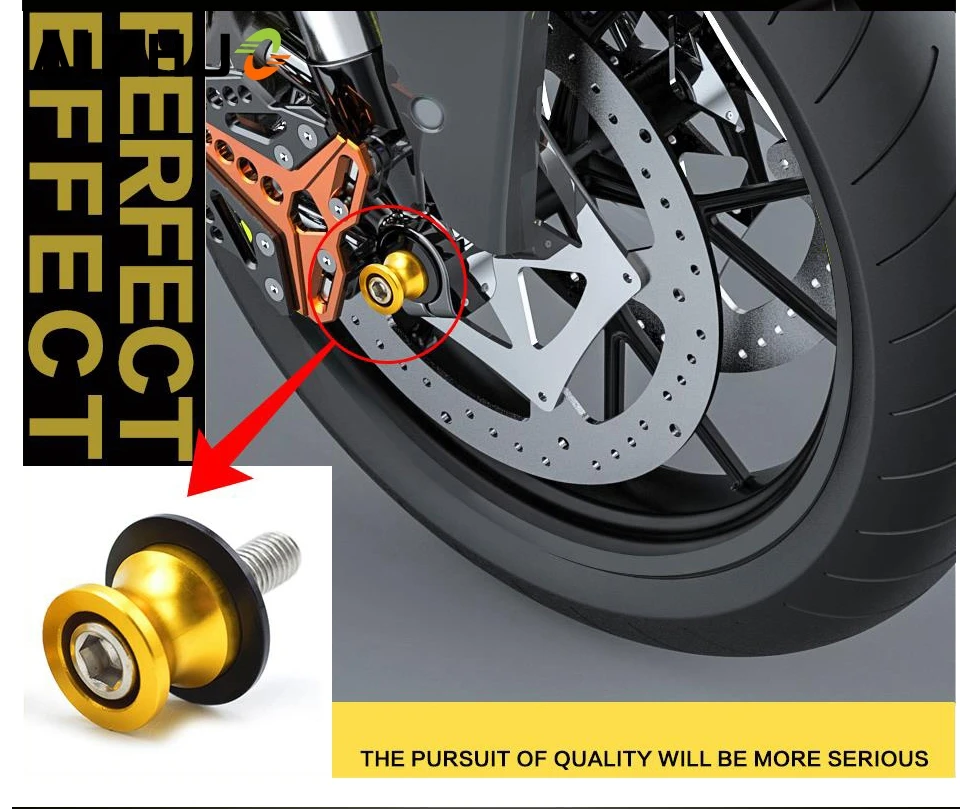 

10MM CNC Motorcycle Swingarm Slider Spools Stand Screw FOR KAWASAKI ZX1100 ZX11 ZX 1100 11 1990-2001 2000 1999 1998 1997