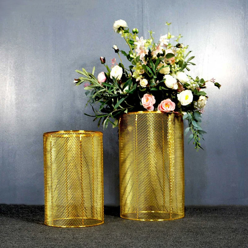 Гальваническая стойка сетки Свадебный дисплей реквизит вечерние украшения