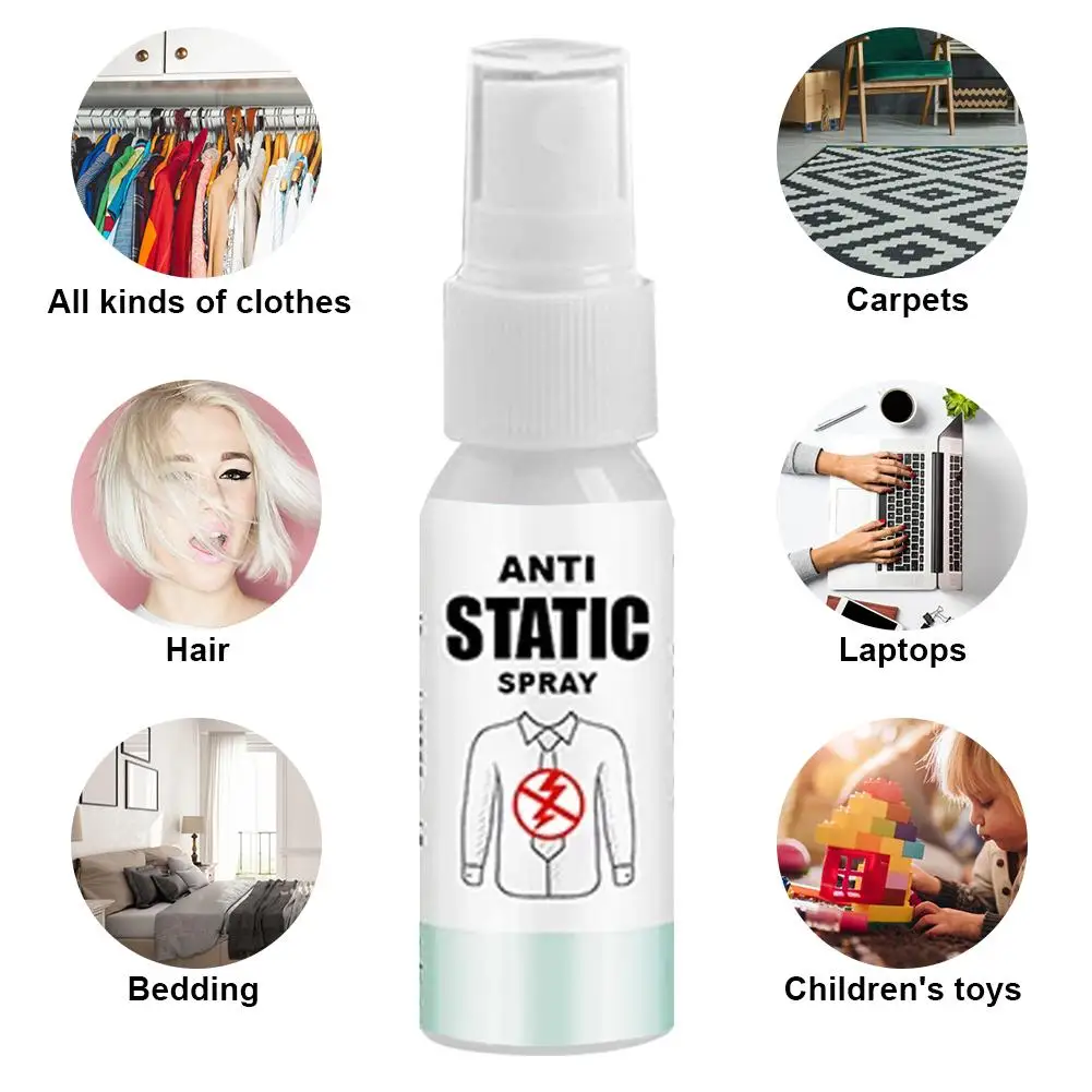 Новый Антистатический спрей снижающий статическую электромобильность на одежде
