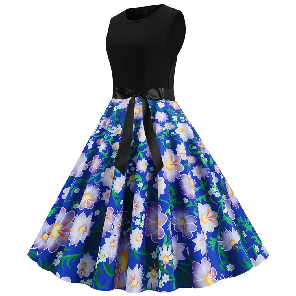 Женское платье SAGACE сексуальное винтажное с принтом женское тонкое вечернее без