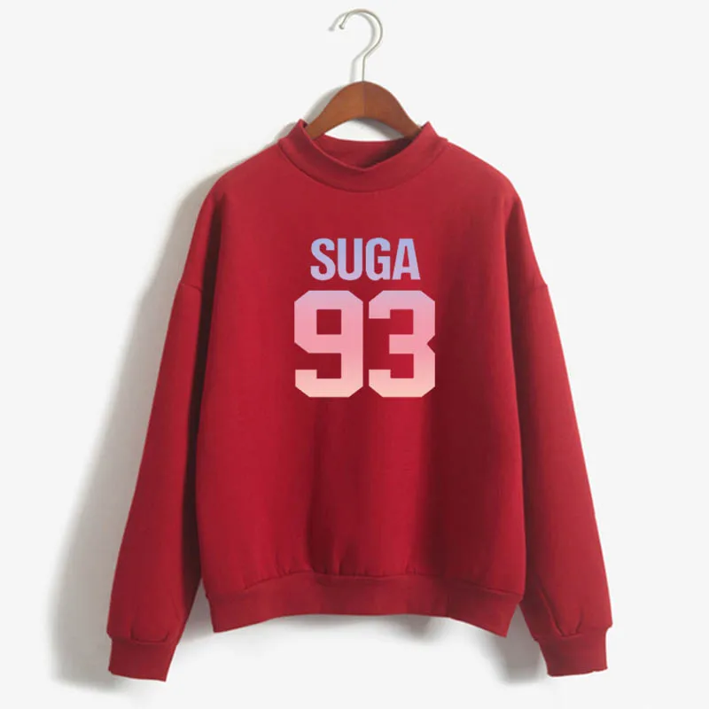 Loveyourself Толстовка в стиле bangtan love yourself rapmonster 94 Женская harajuku kpop Hope World suga 93|Женские