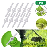 10pcs 139mm multipleplastic grass trimmer blades suitable for garden scenes garden supplies tool accessories drop shipping
