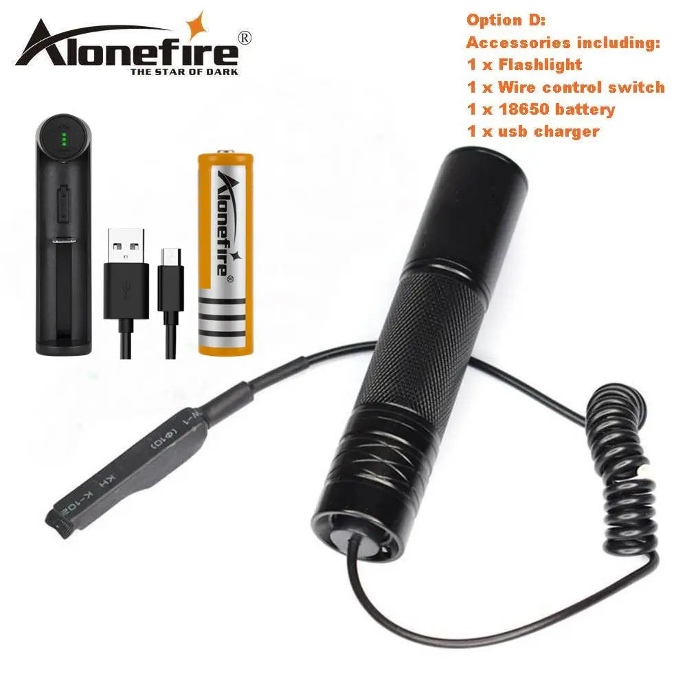 Option D AloneFire IR01 IR светодиодный светильник фонарь с дальностью инфракрасного излучения 10 Вт IR 850nm светодиодный охотничий светильник, фонарь ночного видения, светильник-вспышка - Испускаемый цвет: Option D