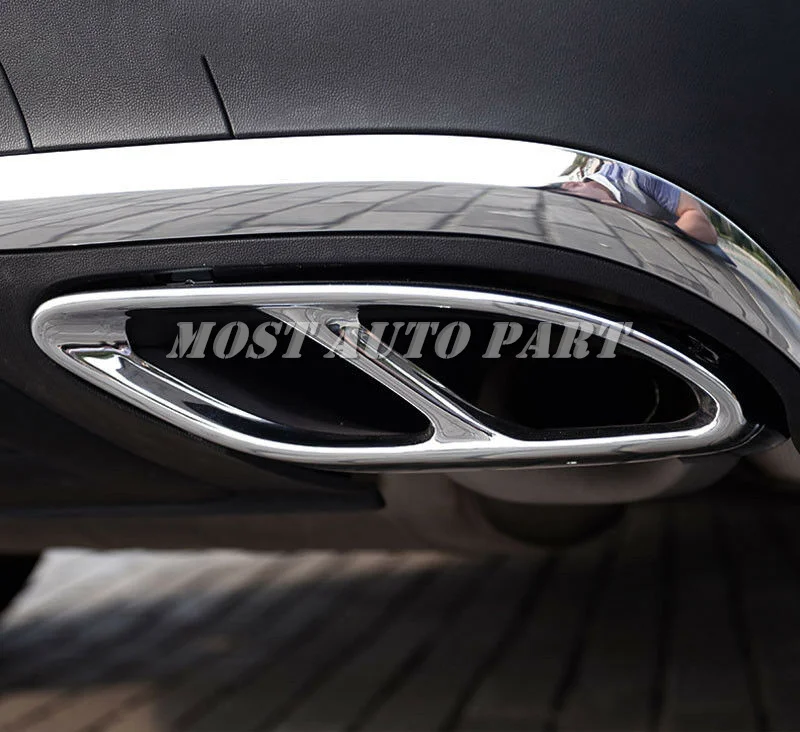 

Крышка выхлопной трубы для Mercedes Benz W213 W205 Coupe W246 W216 GLC GLE GLS CLA 2015-2019, 2 шт.
