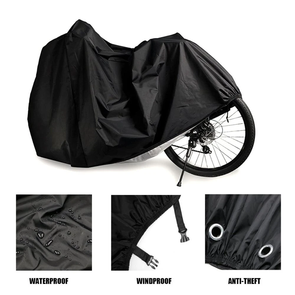 

Universal Motorcycle Cover with Lock Hole All Season Waterproof Sun Motorcycle Cover Outdoor Protection for Bikes Against Dust