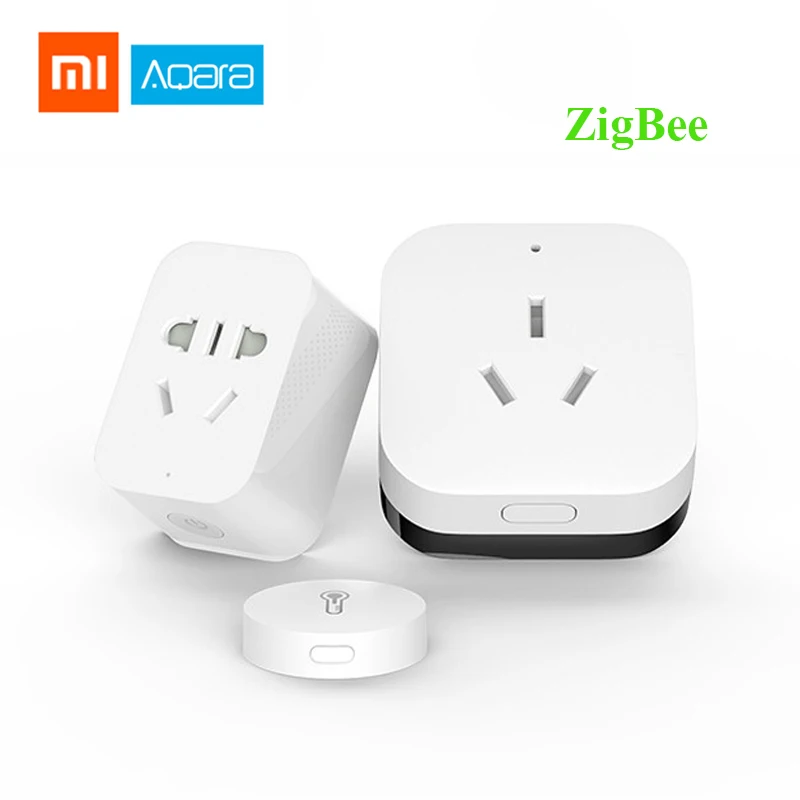 Xiaomi Aqara умный дом автоматизация наборы кондиционер партнер шлюз Zigbee Wifi умная розетка датчик температуры и влажности