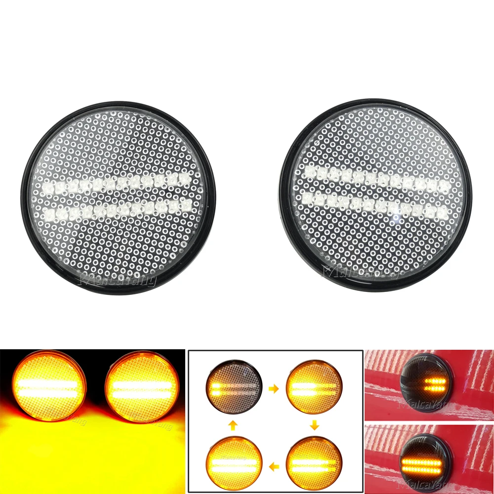 

Dynamic Arrow Blinker Indicator Led Side Marker Turn Signal Light For Mazda MX5 MX-5 Mk1 Mk2 Mk3 1989-2015 Sequential Lamp
