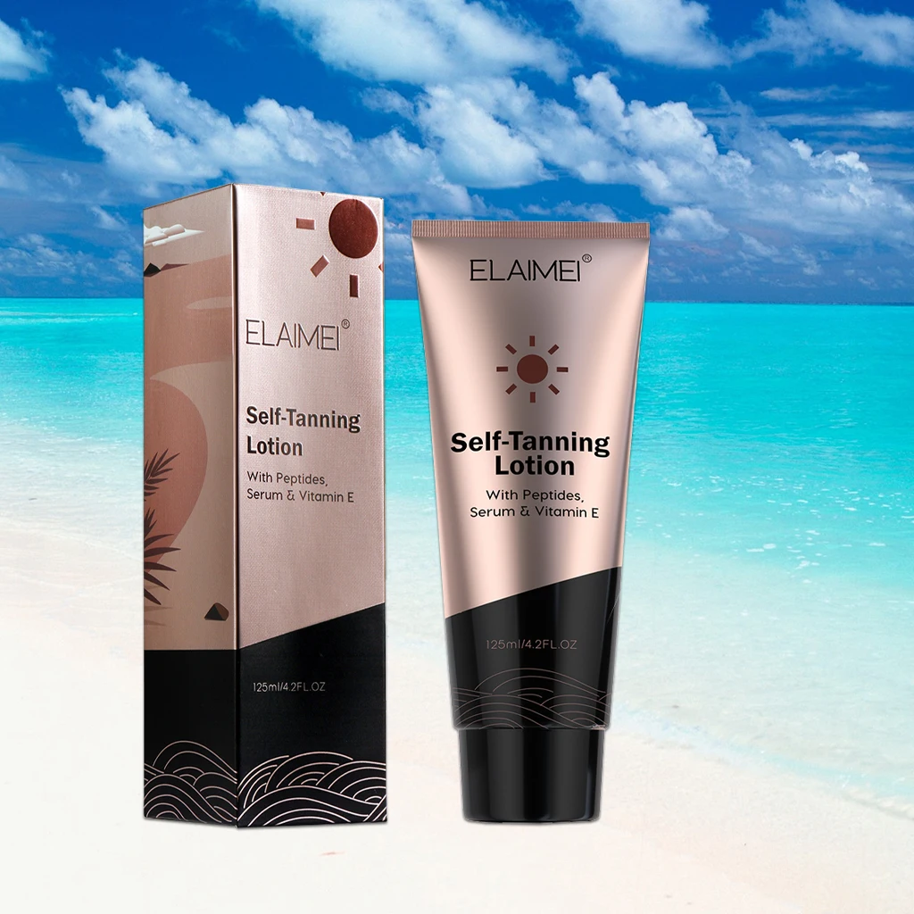 Самозагар органический натуральный бронзирующий питательный лосьон для