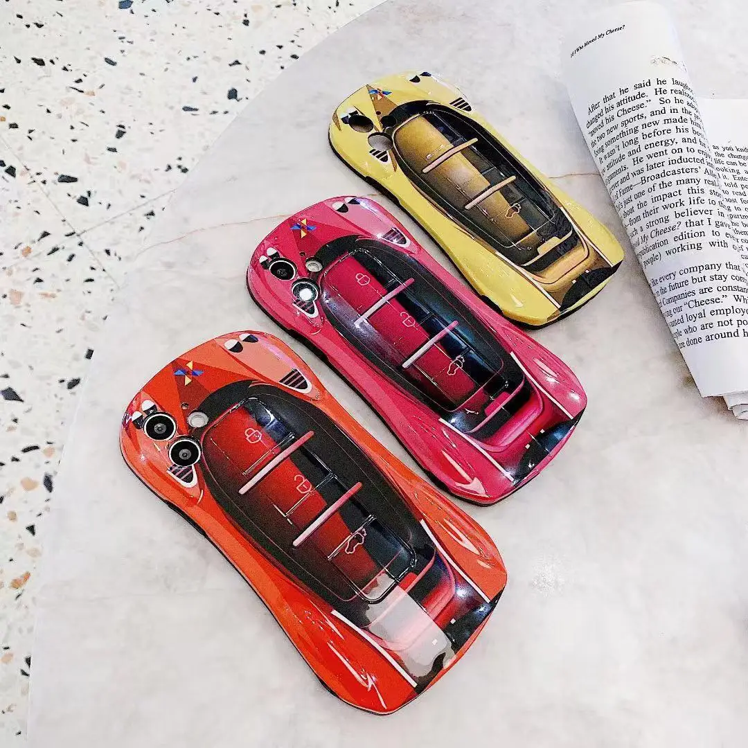 

Super Sports Car Shape Modeling Soft Cases for Iphone 11 Pro Max 12 Pro Mini XR XS 8 X 7 Plus Shockproof Silicone TPU Phone Case
