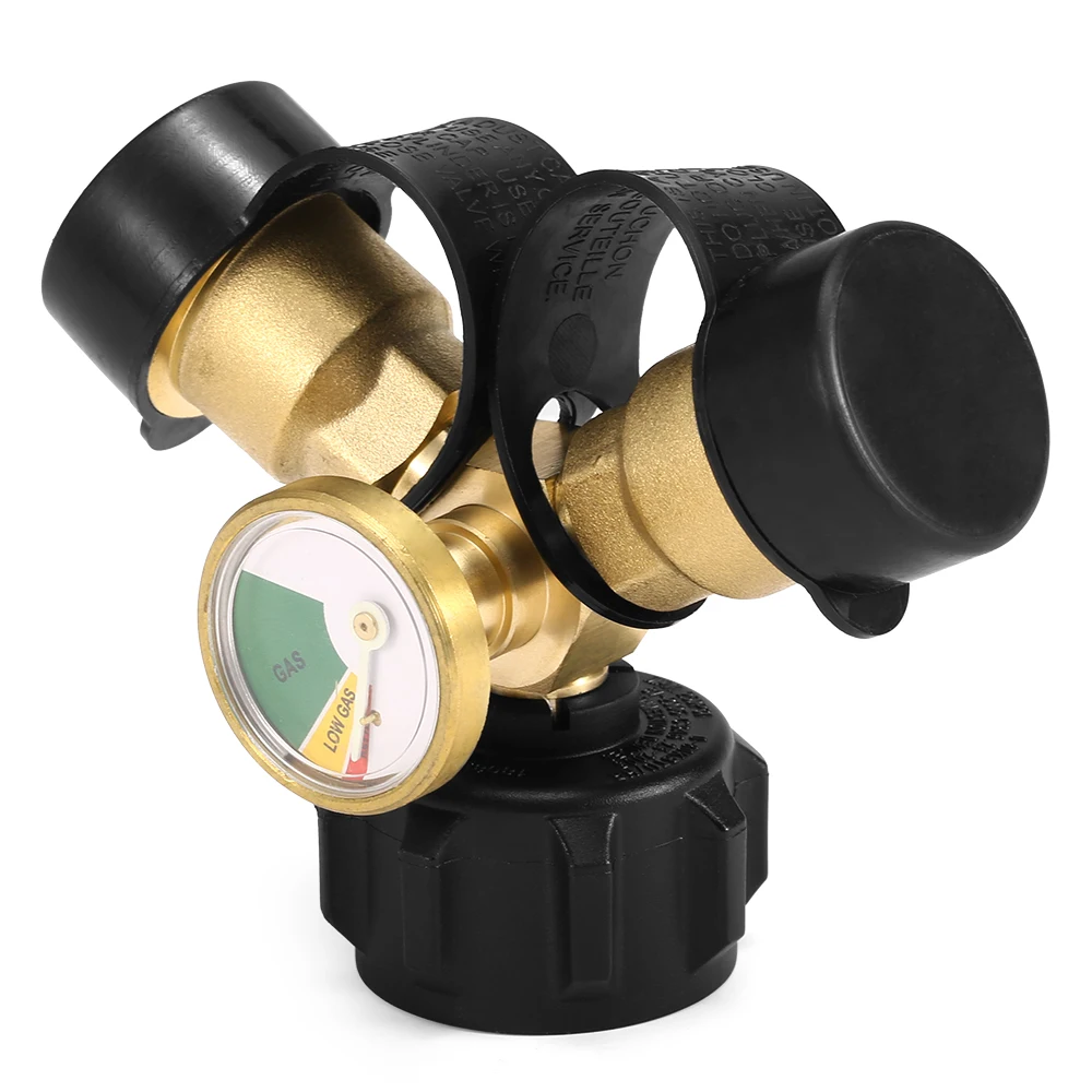 Y образный адаптер для пропанового резервуара двухсторонний сжиженного