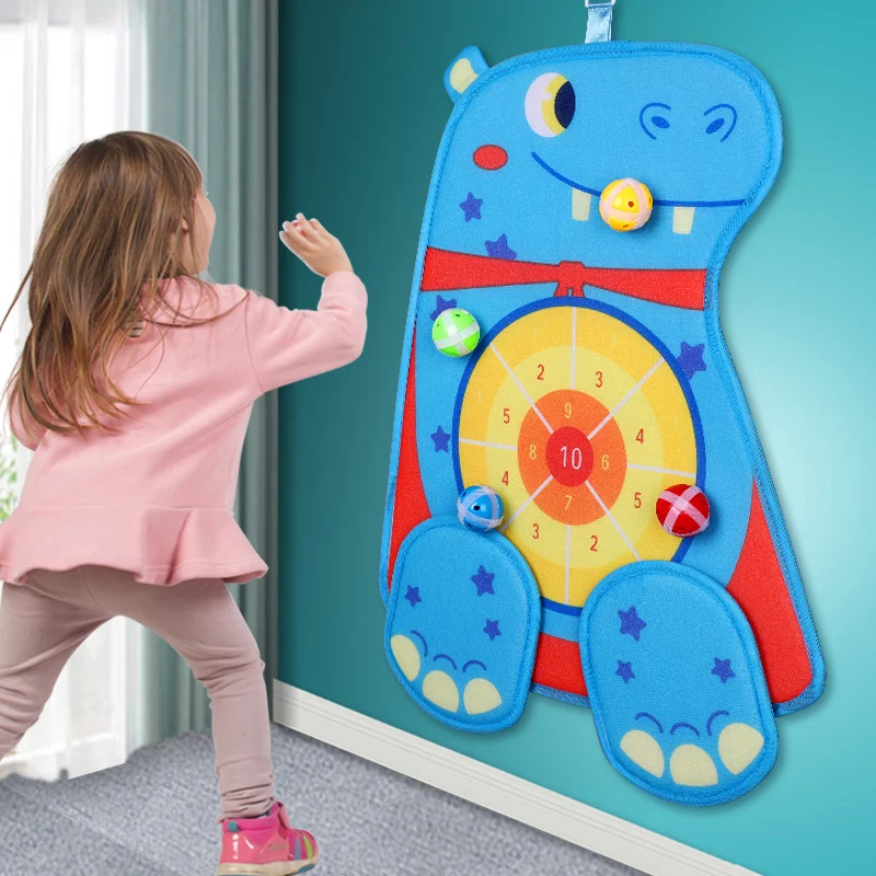 

New Children Throw Sticky Ball Dartboard Target Ball Game Family Sport Game Party Outdoor Sports Baby Indoor Sucker Ball Toys