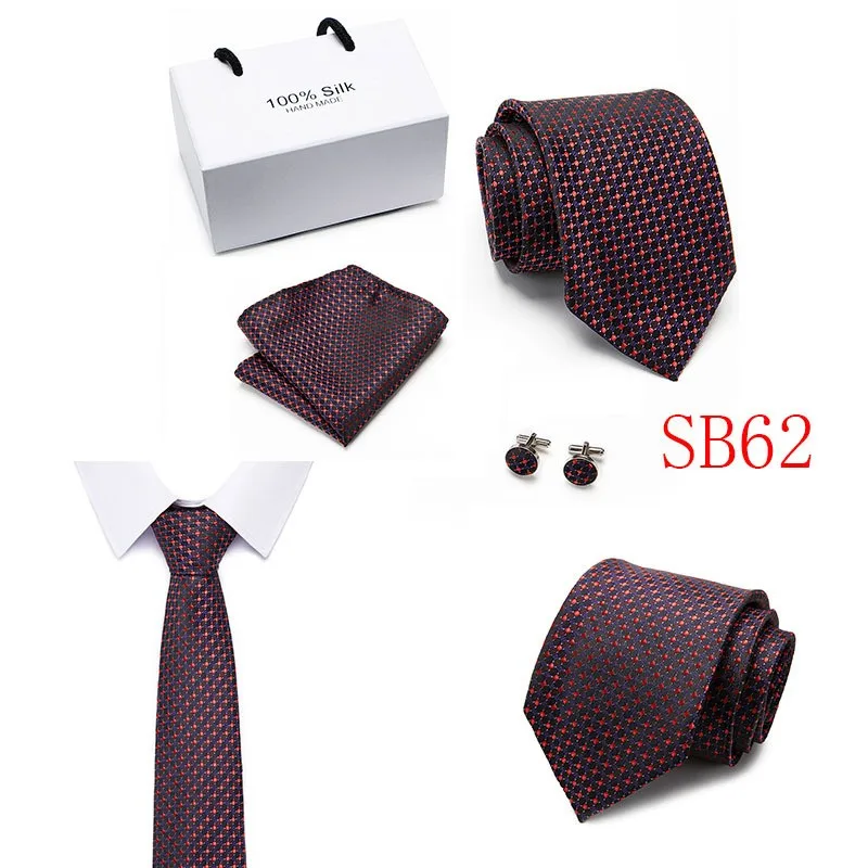 Мужская мода многоцветная Подарочная коробка галстук костюм деловое платье