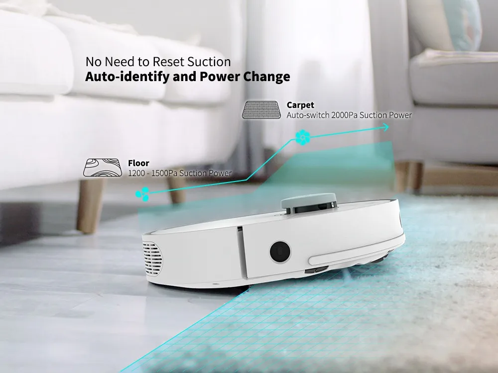 360 S5 2000PA большой всасывающий Пылесос моющий робот Лазерная навигация карта Lidar Автоматическая подзарядка Интеллектуальный аспиратор