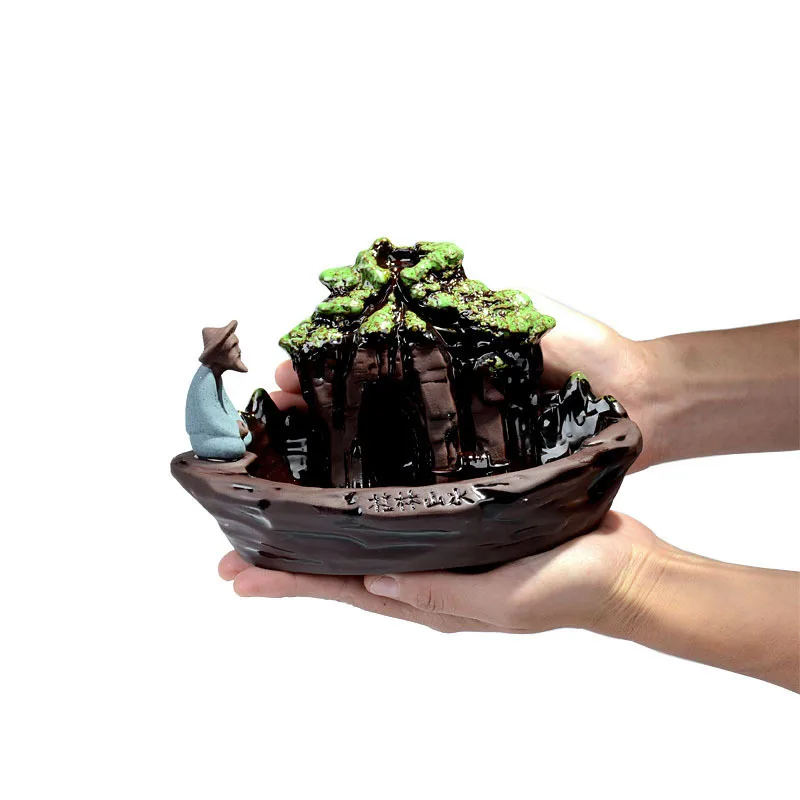 Горелка для благовоний керамическая палочка держатель курильница дыма