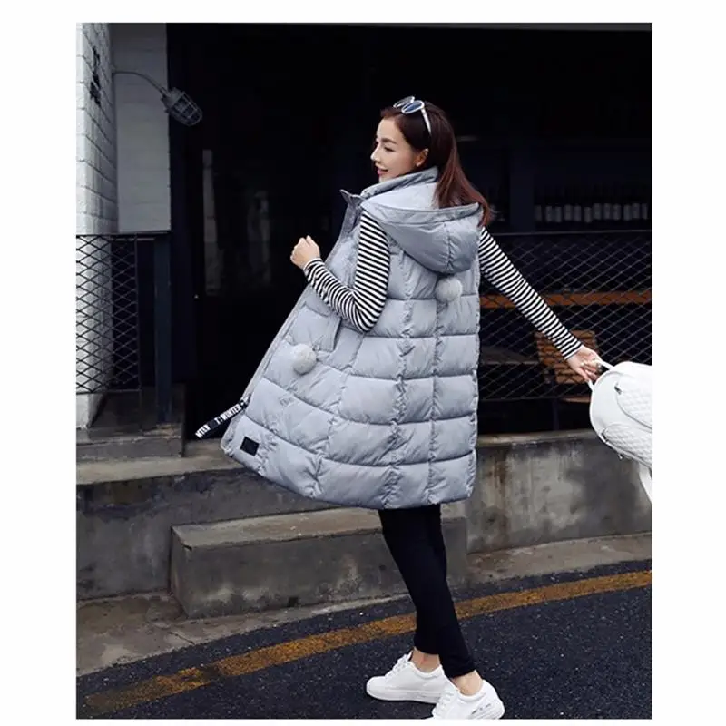 Новинка зимний теплый приталенный стеганый жилет в Корейском стиле Женский