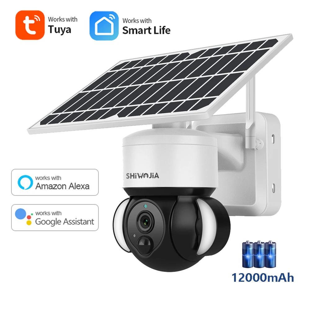 

Беспроводная уличная камера видеонаблюдения на солнечной батарее, 1080P