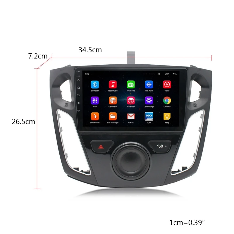 

9 Inch Quad Core 1G Running 16G Memory Car Radio GPS Touch Navigator for Focus