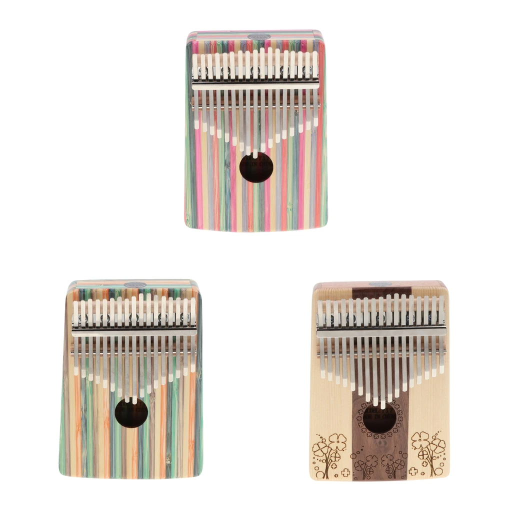 

Kalimba 17 Key Thumb Piano Finger Percussion for Children Music Toy Gift