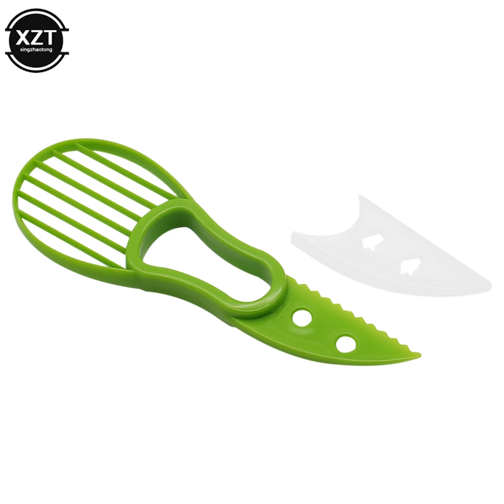 3 в 1 нож для авокадо пластиковый Овощечистка питайя киви ягоды фрукты слайсер