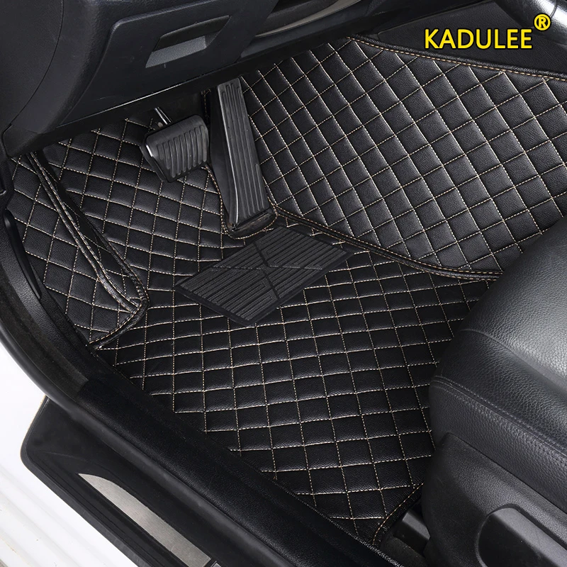Автомобильный напольный коврик KADULEE для nissan qashqai kicks murano teana x trail almera patrol tiida GTR FUGA