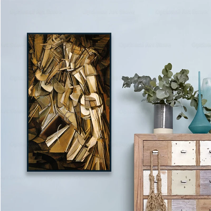 Печать на холсте с изображением Марселя душана обнаженной лестницы | Дом и сад