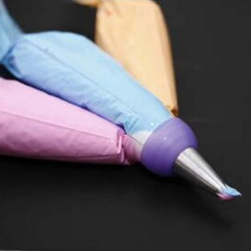 В стиле Icing отсадочный мешок насадка конвертер трехцветный Соединительный