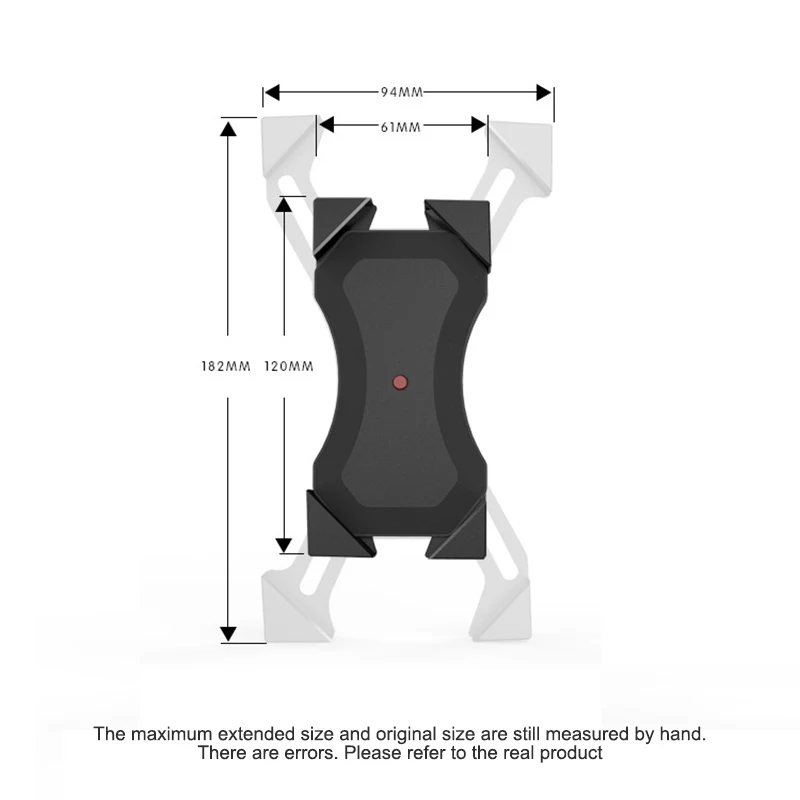 motorcycle phone holder bicycle grip clamp mount motorcycle stand adjustable handlebar cradle 360 rotating for most phone free global shipping