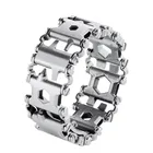 Многофункциональный инструмент браслет из нержавеющей стали Болт Набор инструментов для вождения носимый инструмент для велосипеда многофункциональный инструмент для туризма кемпера инструмент для выживания