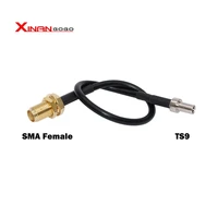 50pcs sma female to ts9 right angle for zte 3g modem by ems or dhl pigtail cable