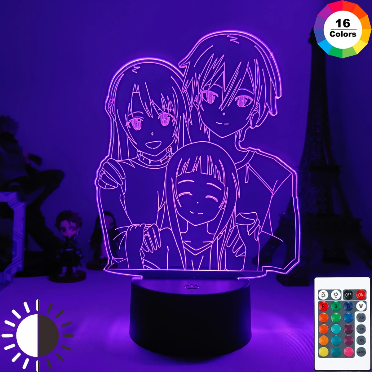 

Anime Led Light Sword Art Online night lamps for Bedroom Decor USB Night Light SAO Kirigaya Kazuto Table Lamp Yuuki Asuna Gift